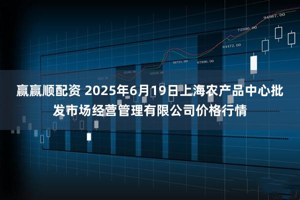 赢赢顺配资 2025年6月19日上海农产品中心批发市场经营管理有限公司价格行情