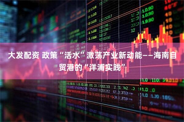 大发配资 政策“活水”激荡产业新动能——海南自贸港的“洋浦实践”